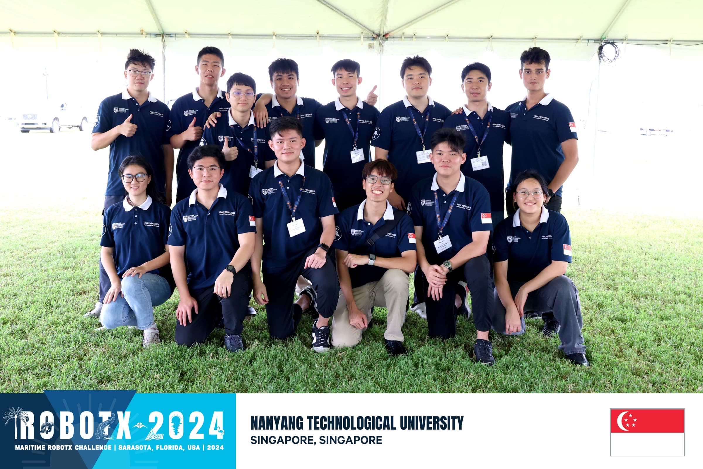 Team at RobotX 2024, Florida, USA