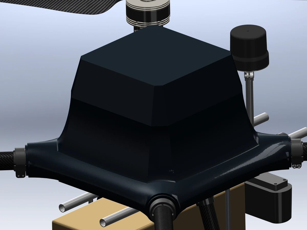 Custom enclosure around the UAV flight electronics