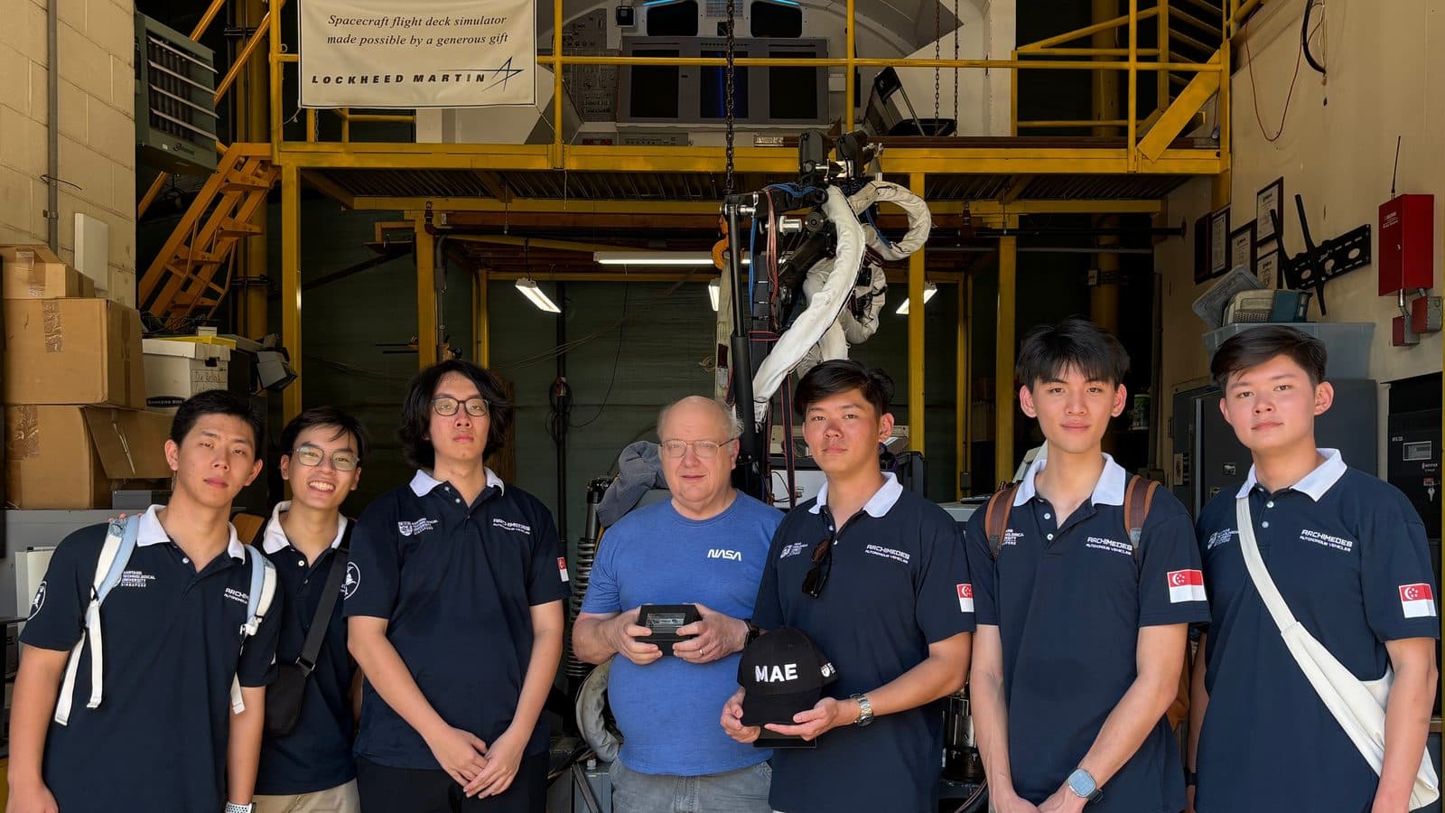 Visit to the University of Maryland Space Systems Laboratory